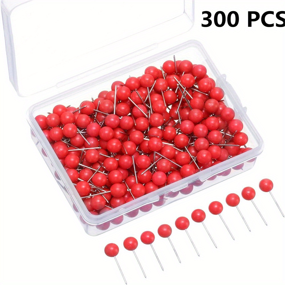 Ball Marker Set - ชุดหมุดปักกระดาน 300 ชิ้น พร้อมปากกาเขียน สำหรับสำนักงาน หมุดขนาดเล็ก