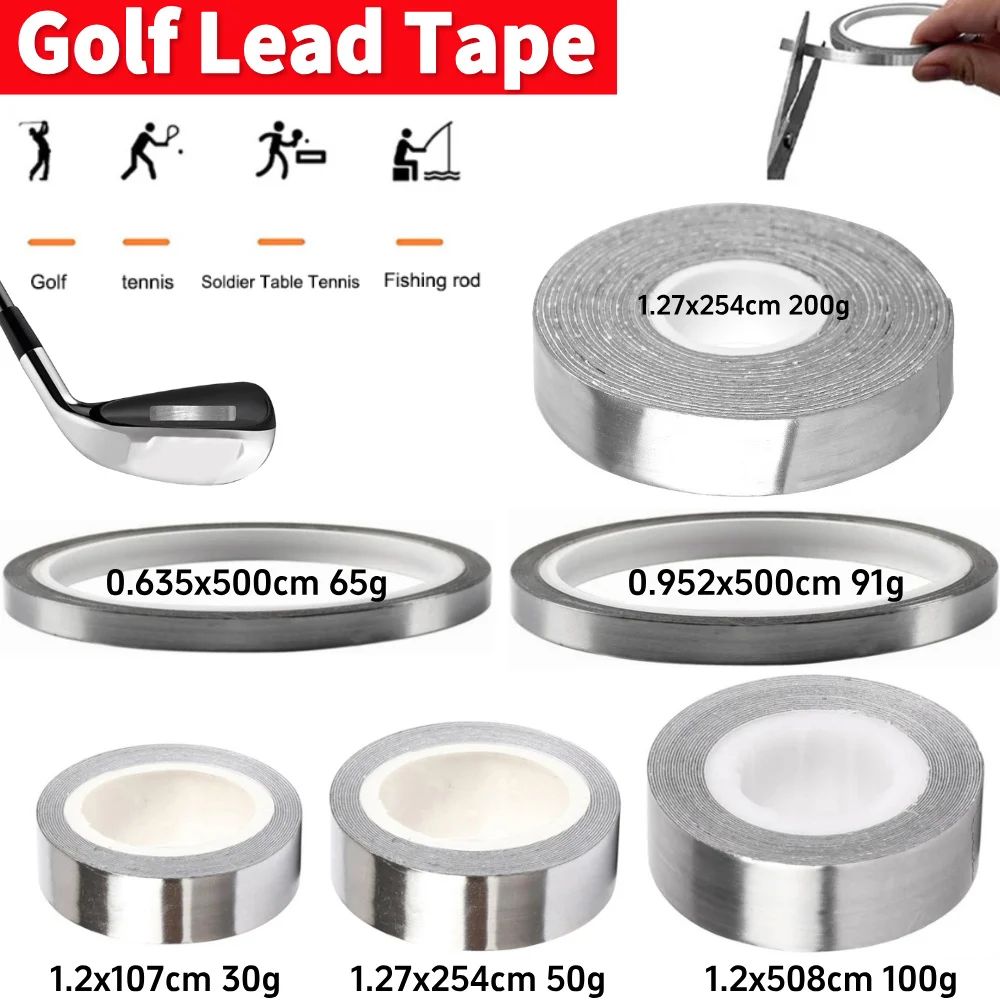 Golf Equipment Store - เทปตะกั่วหนาแน่นสูงสำหรับกอล์ฟ น้ำหนัก 30 กรัม 50 กรัม