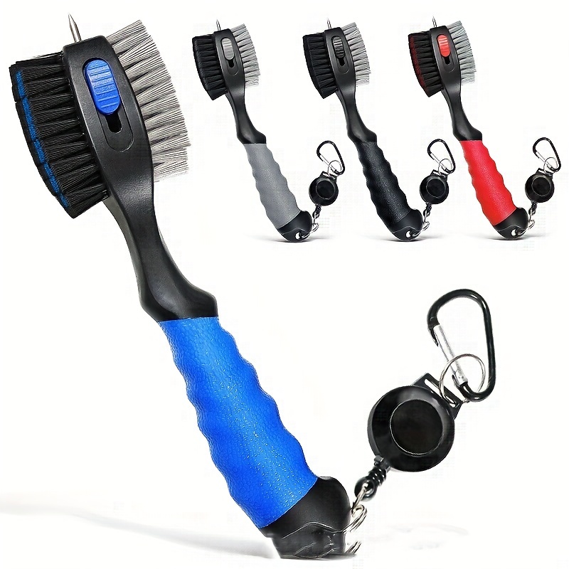 Golf Equipment To Improve Your Game - แปรงทำความสะอาดร่องไม้กอล์ฟแปรงหัวใหญ่แบบยืดหดได้อุปกรณ์ BH005กอล์ฟ