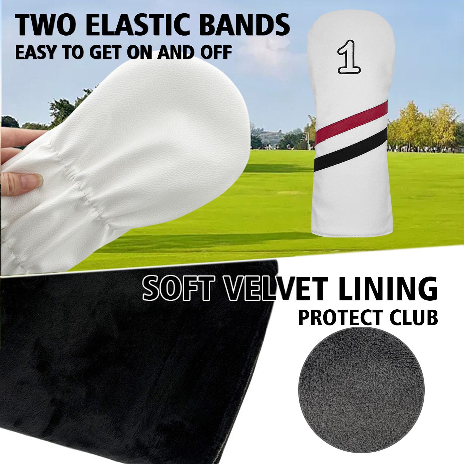 สโมสรกอล์ฟ # 1 # 3 # 5 # ปลอกค - Golf Equipment Organizer บทวิจารณ์และราคา