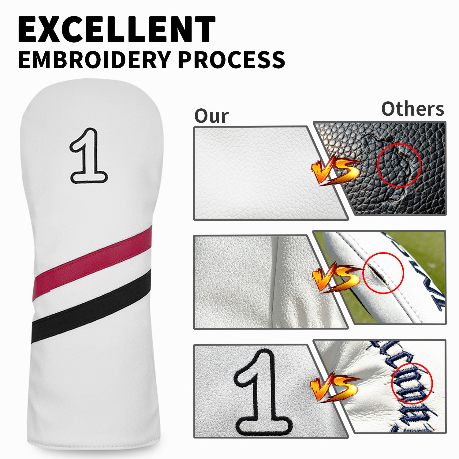 สโมสรกอล์ฟ # 1 # 3 # 5 # ปลอกค - Golf Equipment Organizer บทวิจารณ์และราคา