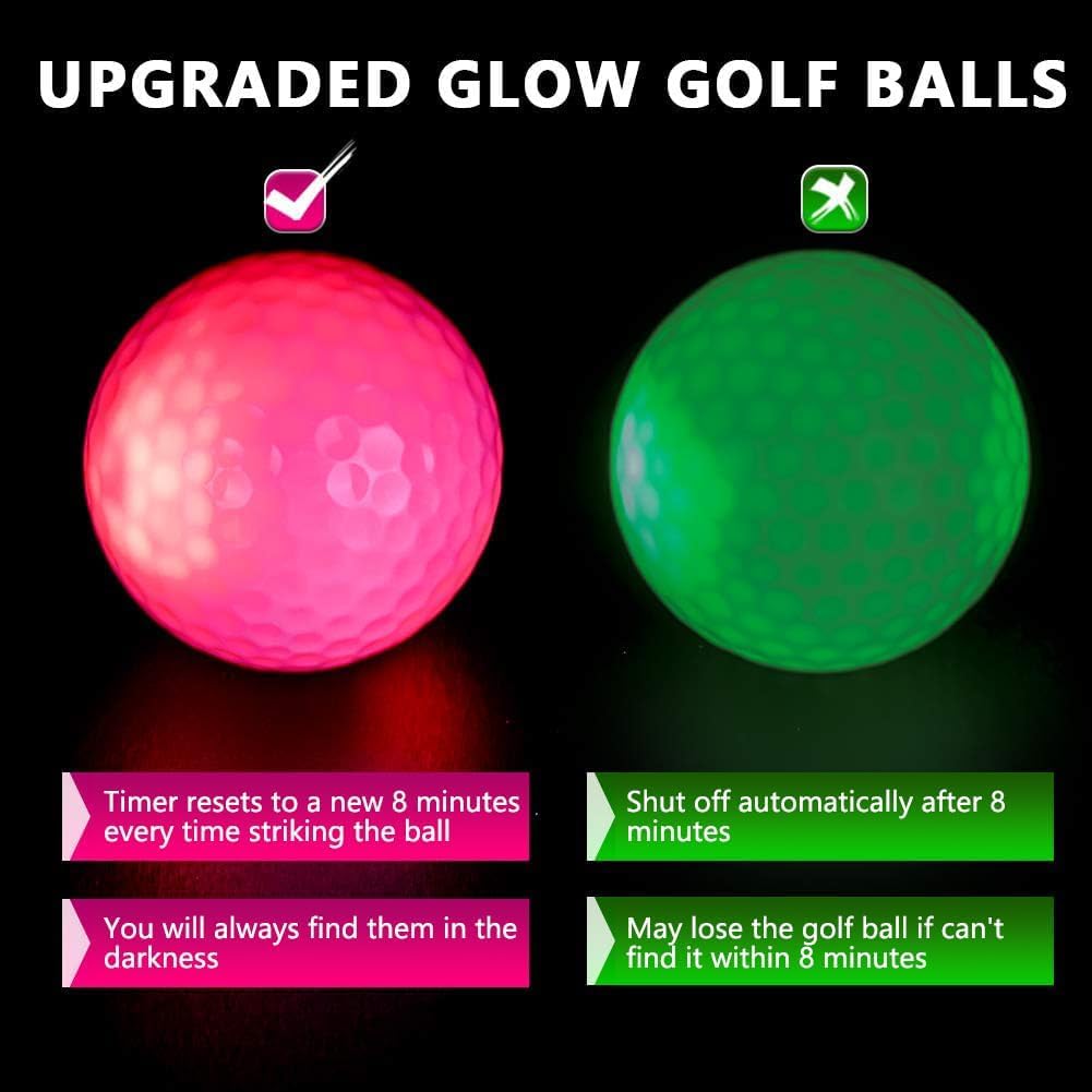ลูกกอล์ฟเรืองแสงในที่มืด ลูกกอ - Golf Equipment Gifts บทวิจารณ์และราคา