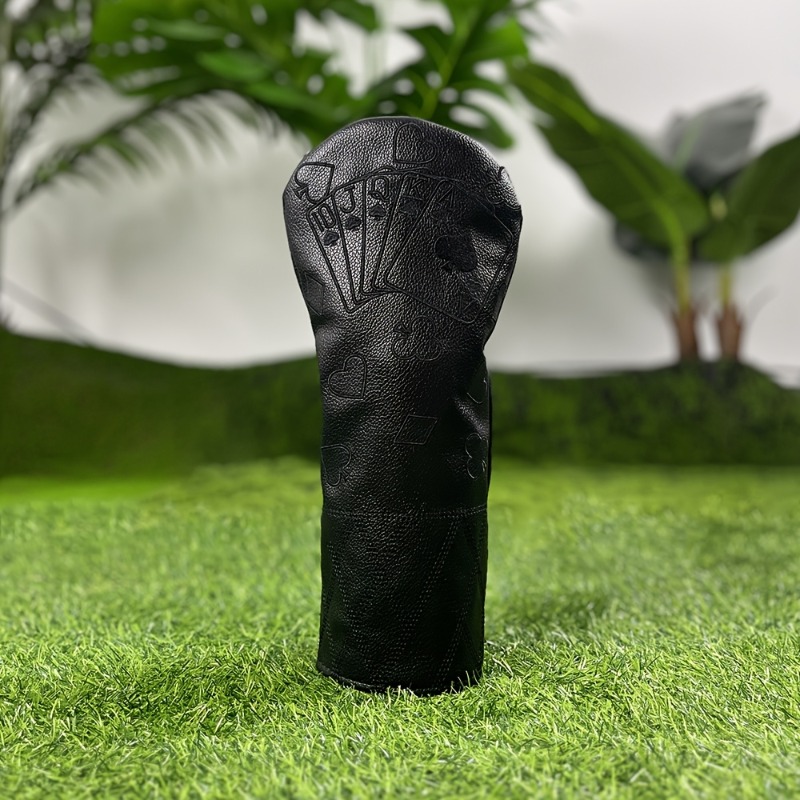 ฝาครอบหัวไม้กอล์ฟโป๊กเกอร์สีดำ - Golf Equipment Organizer บทวิจารณ์และราคา